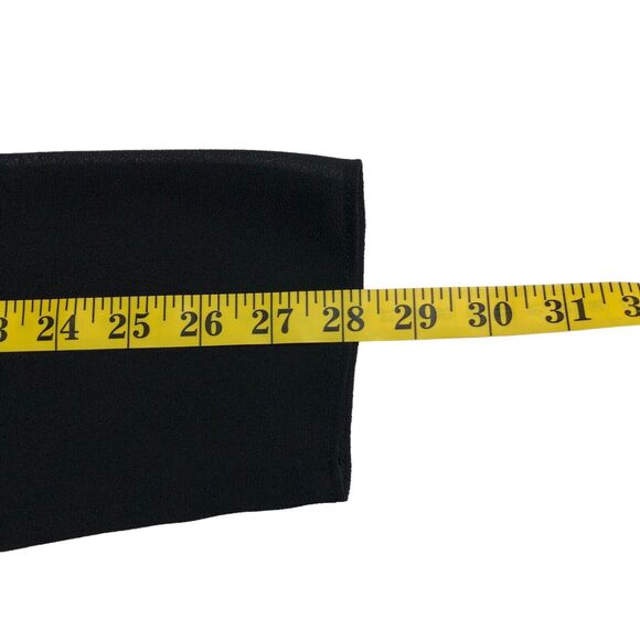 Adrianna Papell Evening Essentials Cardigan Womens Large Black Sheer Beaded Top - Picture 16 of 16